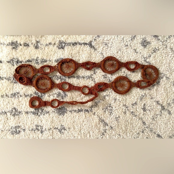 BROWN ADJUSTABLE BOHEMIAN BELT - Picture 1 of 1